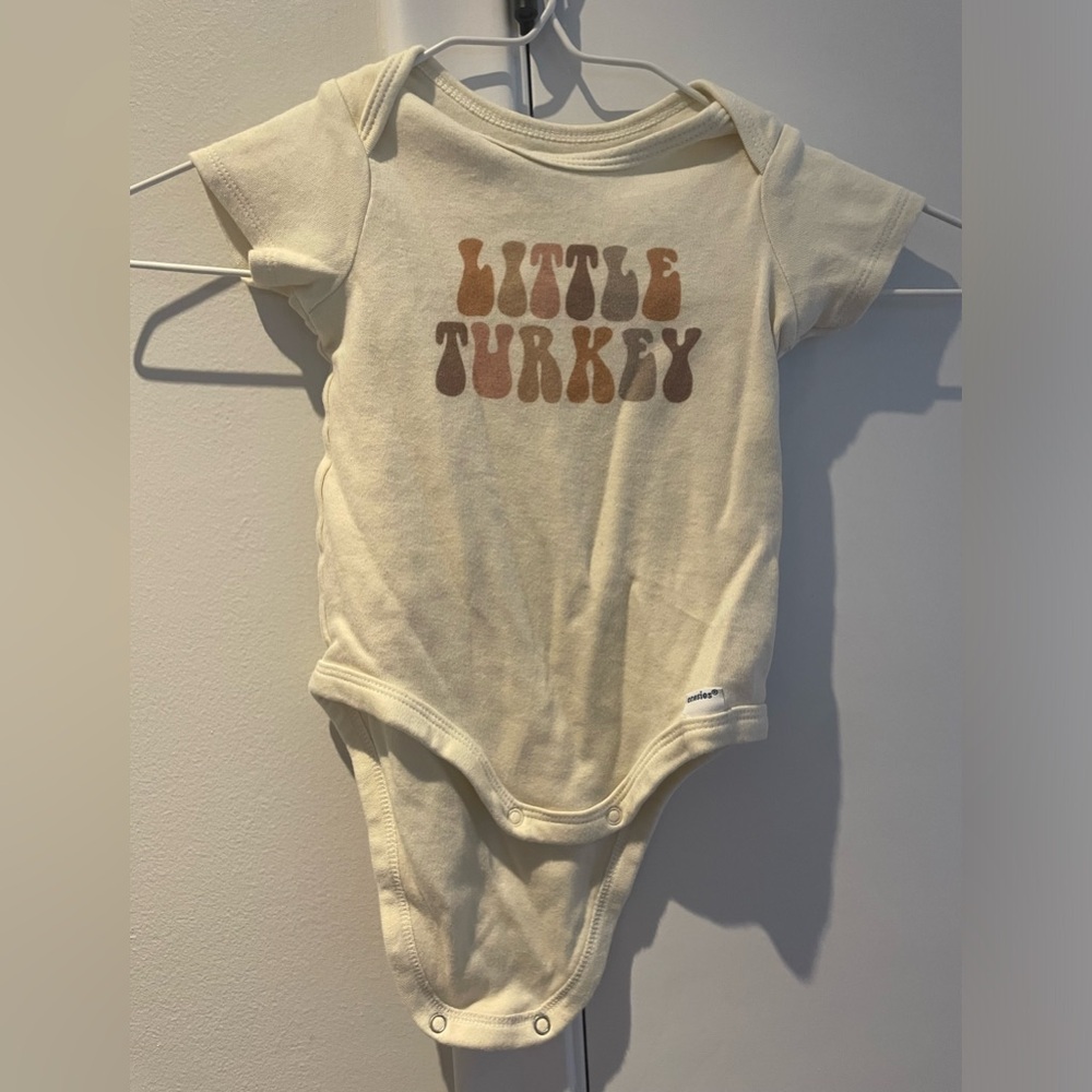 6-9 months Little Turkey Onesie